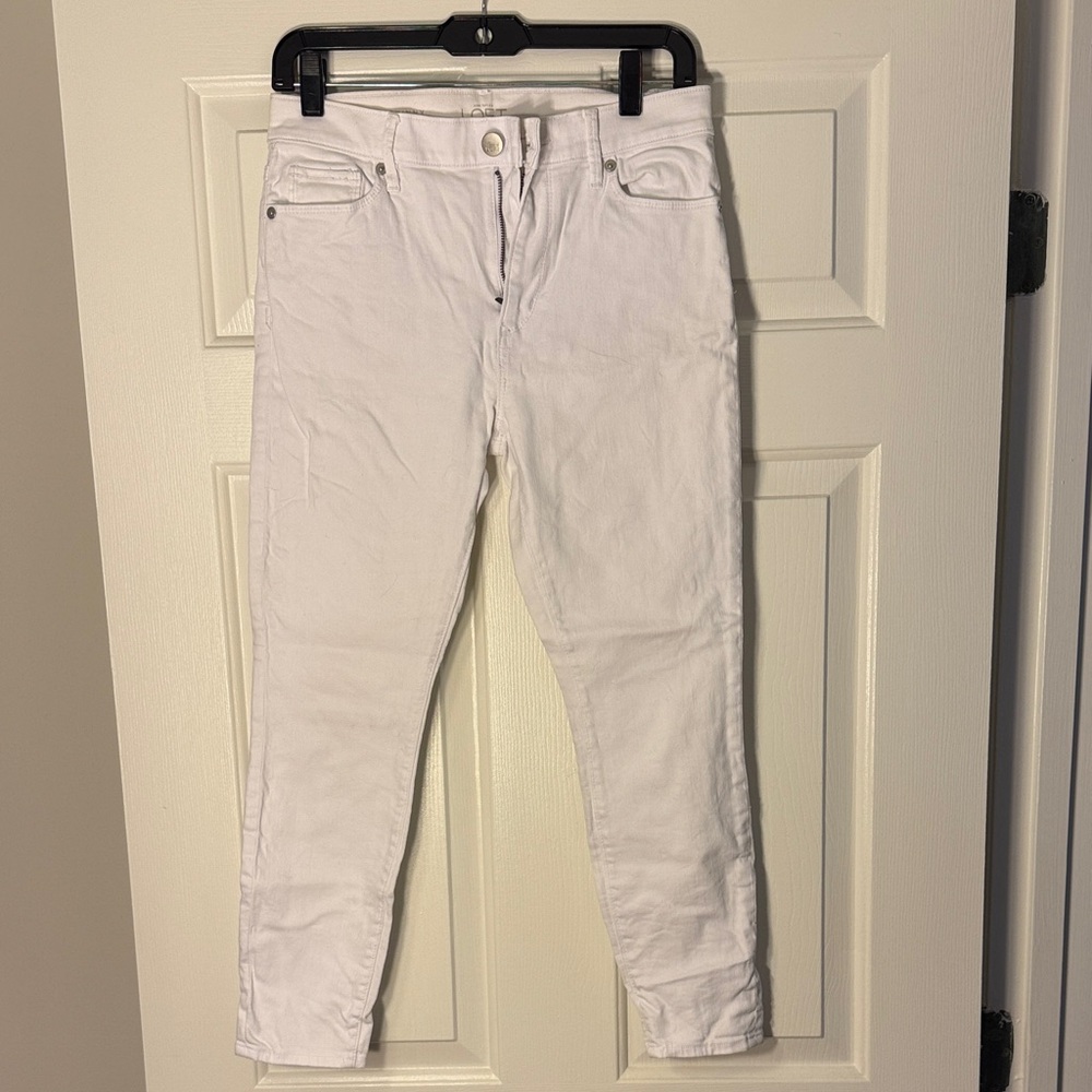 Ann Taylor LOFT Women's White Jeans Modern Skinny Ankle size 27/4 P